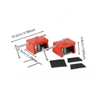 2 Pieces Cabinetry Clamps Drill Guide Cabinet Installation Tool Adjustable Cabinet Grip for Woodworkers, DIY Enthusiasts, Job Site, Workshop