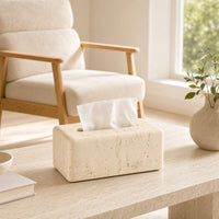 Tissue Box Cover Tabletop Tissue Box Holder Decorative Container for Decorators, Bedroom, Reception Desk