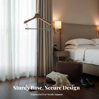 Minimalist Design Suit Valet Stand withaired chargestanding Valet Stand Keeps Suits Wrinkleclear Clothing Rack Stable Base for Businessmen, Professionals, Hotel Owners, Entrypath, changing area, Walk-in Closet, Office