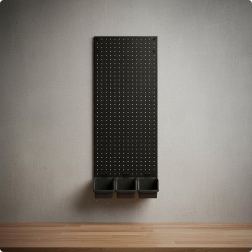 Rust-Resistant Stainless Steel Pegboard Heavy-Duty Metal Pegboard Easy Installation for Workshop, Garage