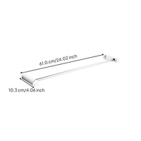 Wall Mounted Towel Rack, No-Drill, Rustproof Organizer