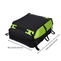 Car Rooftop Cargo Carrier with Straps Reflective Car Roof Rooftop Storage Bag Secure for Camping