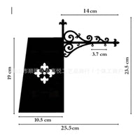 Bookshelf Lantern Light Iron Craft Decorative Lamp