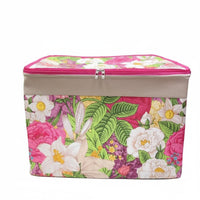 Foldable Storage Box Water-Resistant-Resistant Steel Frame Storage Bag Double Zipper Zippered Clothes Container for Students