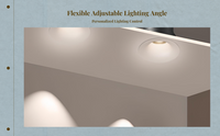 Adjustable anti-glare LED light