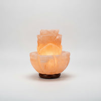 salts Lamp Ambient Mineral Crystal salts Lamp Calming Night Light for Bedside