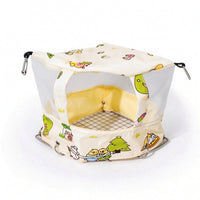Hanging Bird Nest Soft Bird Nest with Metal Hooks Safe for Pet Cage, Small Birds
