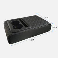 Armrest Storage Box Featuring a Beverage Holder Multi-Functional Armrest Box Featuring a Beverage Holder Easy Installation Center