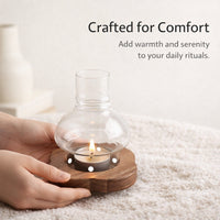 Japanese Style Glass Candle Holder