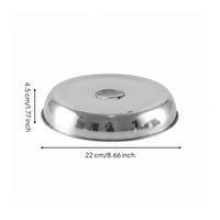 Teppanyaki Grill Cover Mirror Polished Stainless Steel Dome Lid Rust Proof