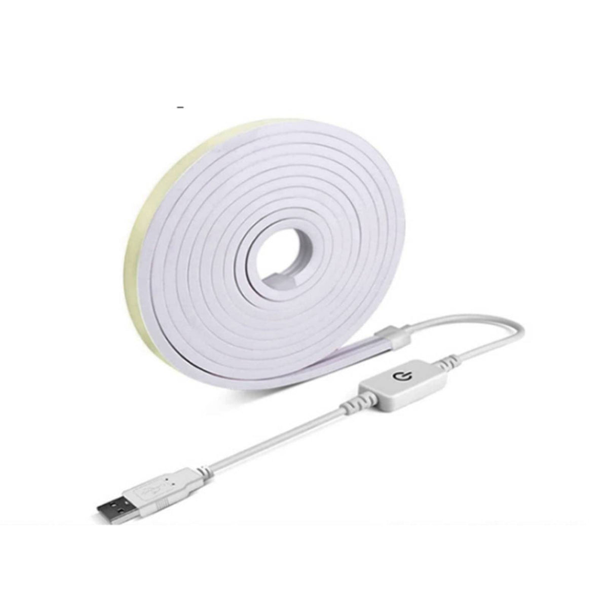 Neon Light Strip with Touch Switch Low-Voltage for Bedroom, Desk, Gamers