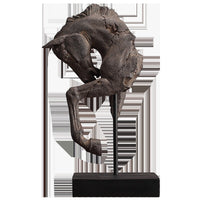 American Style Antique General Horse Head Resin Ornament for Home Decor