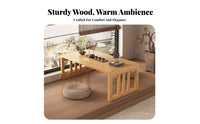 Foldable Leg Table Japanese Design Foldable Bed Tray Multi-Purpose Space-Saving for Remote Workers, Bay Bay Area, Home Office