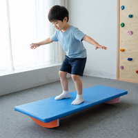 Maple Balance Board, 122x50cm, Wobble Board for Ages 3-6, Balance & Coordination, Stability Training for Indoor Use