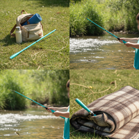 New Kids Fishing Rod Short Section Stream Rod Beginner Set Portable Mini Hand Rod