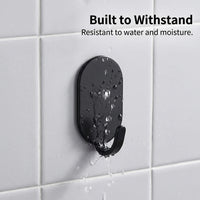 Adhesive Hooks for Wall Heavy Duty, Strong Sticky for Kitchen Waterproof, Stainless Steel No Drill for Renters Dorm Room