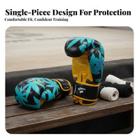 Single-Piece Molding Boxing Gloves Shock Absorption Sanda Training Gloves Multi-Layer Padding Fighting Gear Wrist Support for Boxers, Adults, Children, Spar Arena, Striking Bag Workout, Gym
