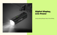 USB bike headlight, waterproof, bright
