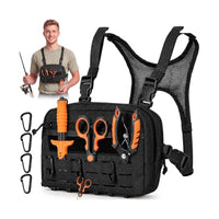Waterproof Chest Pack for Camping Running Fly Fishing Adjustable