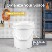 Bucket Lid Handle Storage Container, Food Grade Bucket Lid, Ergonomic Handle Bucket Lid, Thickened W - Image 4