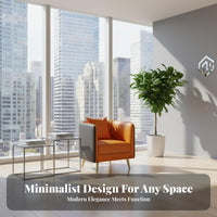 Tub Chair and Pedestal Table Group Modern Design Reception Seating Easy to Clean Ergonomic Design for Business Clients