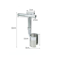 Manual Seedling Transplanter Sturdy Construction T-Handle Bulb Planter for Farm