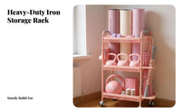 Space Saving Fitness Mat Storage Rack Mobile with Wheels Fitness Mat Storage Holder Large Capacity Home Gym Rolling Organizer Heavy Duty for Women