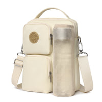 Large Capacity Short Trip Shoulder Bag Lightweight Water-Resistant Multi-Compartment