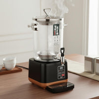 Automatic Steam Tea Brewer Fast Boiling Electric Tea Brewer Beverage Warmer Dispenser Boil-Dry Protection for Restaurant