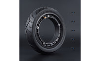 70/60-7.5 Wheel High Wheel Assembly with Fasteners Lightweight Vacuum Tire for Commuters