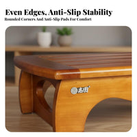 Bedside Step Multi-Functional Wooden Step Block sturdy Duty for Home, Living Room