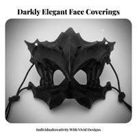Mythological Design Demonic creature Halfface covering Intricate features Horror Character face covering Adjustable Strap Costume Accessory for Halloween fans, Cosplayers, Adults, Cosplay festivitys, Stage Performances, fancy dress ball Balls, Nightclubs