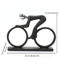 Abstract Woman Sculpture Matte Black Abstract Figure Elegant for Art Lovers