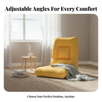 Adjustable Floor Lounger Foldable Design Multi-Position Floor Lounger for Adults