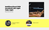 Dimmable RGB tube for vivid photos