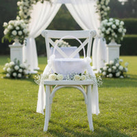 Flower Girl Basket Transparent Veil Overlay Bridal Basket Romantic Design