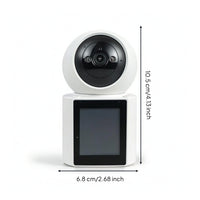 Desktop Visual Communication System with Monitor Single-Button Visual Communication System Camera Distant Door Phone for Families