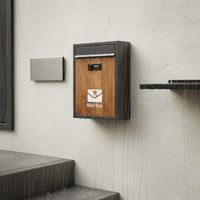 Letter Box Modern Design Lockable Outdoor Mailbox Weather Resistant