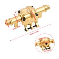 Aluminum Front Axle Housing Long-Lasting Alloy Front Axle Housing Wear-Resistant High Precision for RC Crawler Builders