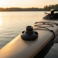 Reliable Sunshade Base with Threaded Socket Slimline Kayak Canopy Mount Base Weatherproof Kayak Canopy Mount Heavy-Duty for Boaters