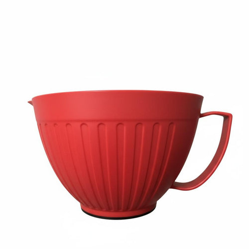 Egg Beating Bowl with Spout Heat Resistant Spouted Mixing Bowl Easy to Clean Kitchenware for Salad Making
