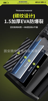 新款路亚双肩背桶包多功能渔具椅包收纳鱼竿大容量钓鱼桶渔具批发