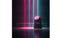 Bright Moving Head Par Light Sound-Activated LED Stage Light with Rotating Yoke Compact Lighting Fixture Professional for Performers