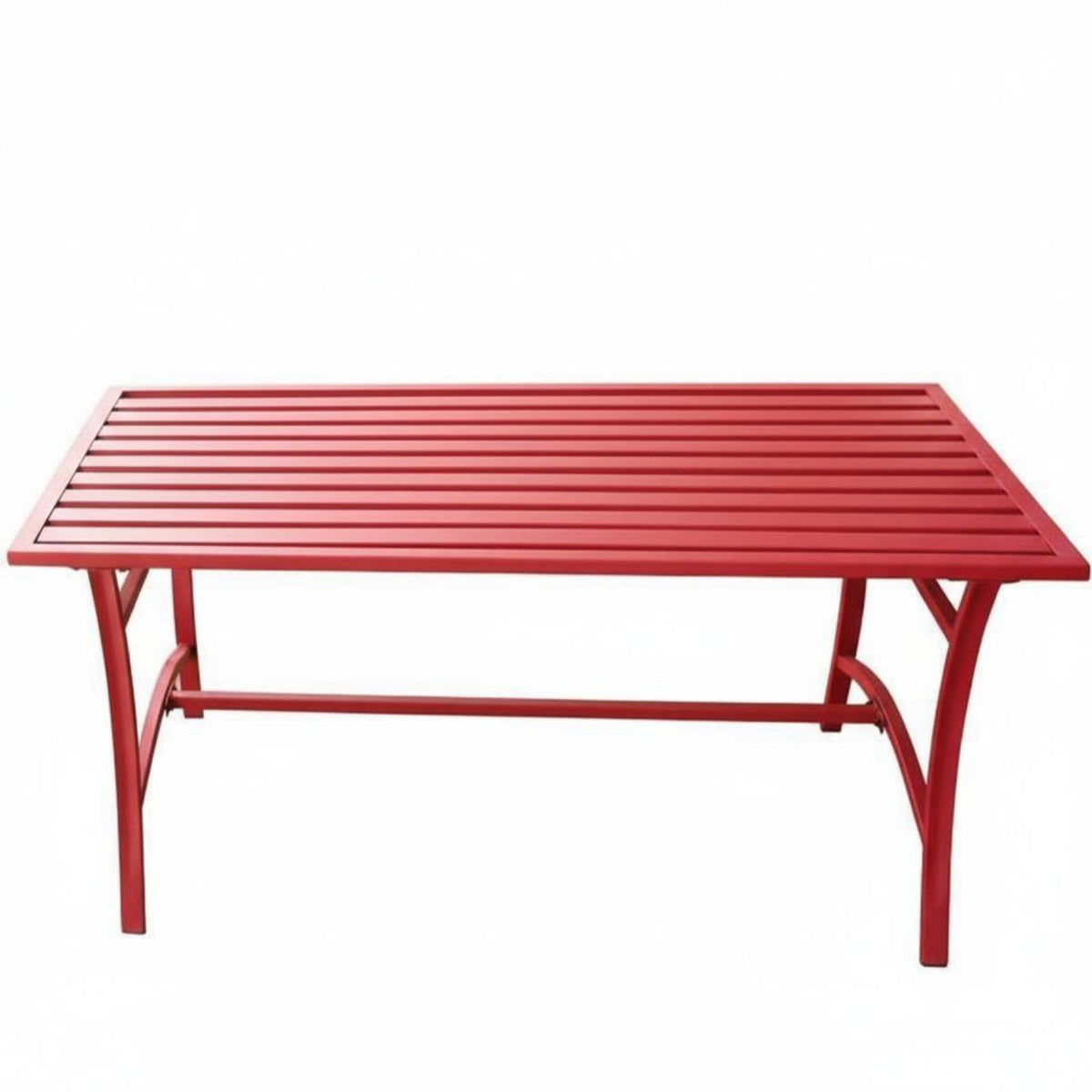 4 Pieces 4-Piece Metal Bench and Chair Set Iron Art Design Outdoor Furniture space-saving Footprint Complete Seating Solution