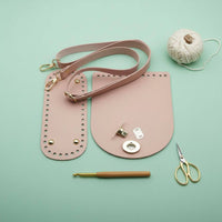 3 Pieces Bag Bottom and Flap Set Long-Lasting DIY Woven Bag Parts Soft Feel