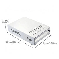 Drawer Grounds Disposal Box Slotted Grounds Bin Metal
