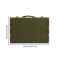 Vintage Suitcase Prop Structured Decorative Luggage Box Portable for Display