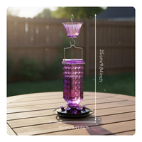Hummingbird Feeder Easy to Hang Hanging Nectar Feeder Spill-Resistant for Patio