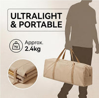 Automatic Camping Tent for 3-4 People, Double Layer Instant Setup Outdoor Shelter, Lightweight Portable Tent