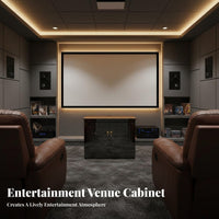 Karaoke Machine Cabinet Stable Structure Audio Amplifier Rack Cabinet Large Capacity KTV Equipment Stand with Ventilated Design Suitable for Entertainment Club Bar Home Theater